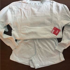 Light Blue Pajama Set